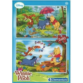 CLEMENTONI PUZZLE DISNEY MEDVÍDEK PÚ 2 x 60 DÍLKŮ (Balení 6 ks)