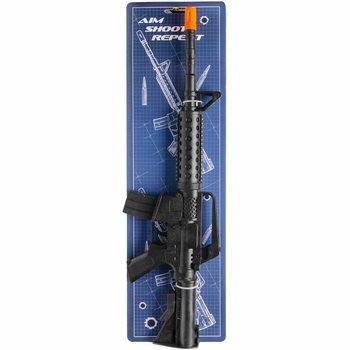 Samopal M16 s řehtačkou na kartě (6 kusů)