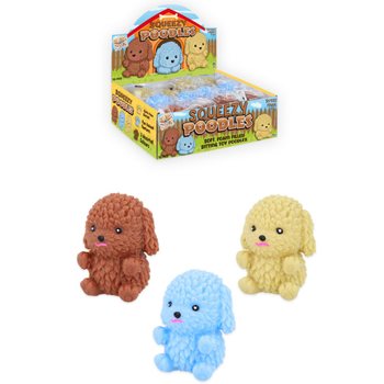 Stretchy Squishy Pudlov&eacute; v Displayi (12 ks)