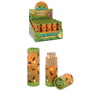 12x Pastelky v Tubě: Motiv: Dinosaurus - v Displayi (20 ks)