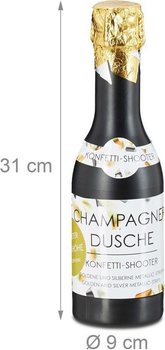 Konfetov&eacute; dělo l&aacute;hev &scaron;ampaňsk&eacute;ho 31 cm &ndash; Stř&iacute;brn&aacute; a zlat&aacute; (4 ks)