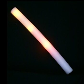 LED Pěnová Svítící Tyč Jednobarevná - Párty Tyč - Oranžová (24 ks)