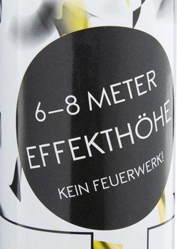 Konfetov&eacute; dělo &ndash; Barva: Černo-žlut&aacute; - 40 cm - Partypopper (10 ks)