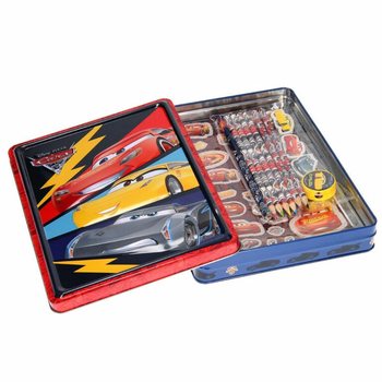 Kreativn&iacute; Set DISNEY CARS 3D v Plechov&eacute; Krabičce (12 ks)