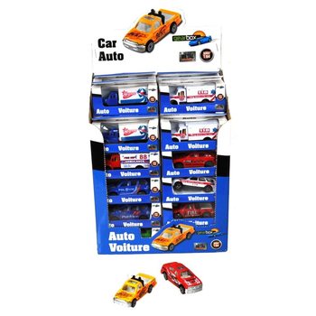 Kovová autíčka Die-Cast v displeji (36 ks)
