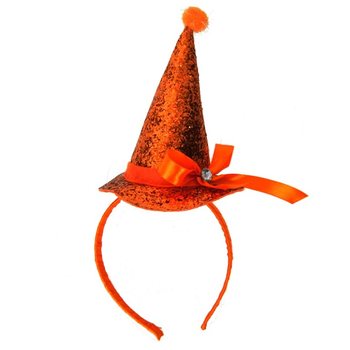 Čelenka s oranžov&yacute;m kloboučkem (12 ks)