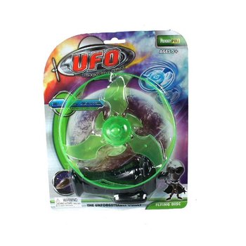 L&eacute;taj&iacute;c&iacute; UFO se Světlem na Kartě (2 ks)