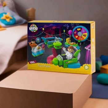 KIDS BRICKS FUN PARK - STAVEBNICE - 130 D&Iacute;LKŮ (1 ks)