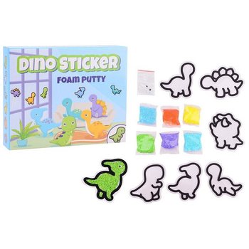 Dino Samolepky - Sada Foam Putty - Vyrob si Vlastní Dino Samolepky (24 ks)