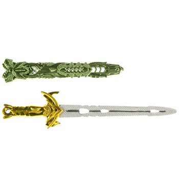 METALICK&Yacute; BAREVN&Yacute; MEČ, D&Eacute;LKA 33 CM (36 ks)