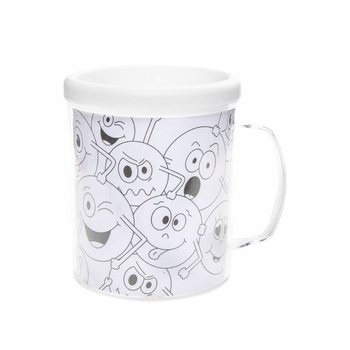 SMILEY - VYBARVI SI SVŮJ HRNEČEK (2 ks)