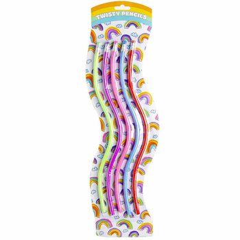 5dílná sada ohebných tužek Twisty XL na kartě (10 ks)