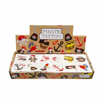 Pirátské tetování Fun - Display (96 ks)
