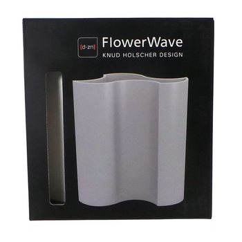 D-ZN - V&aacute;za na květiny FLOWERWAVE - B&iacute;l&aacute; (1 ks)