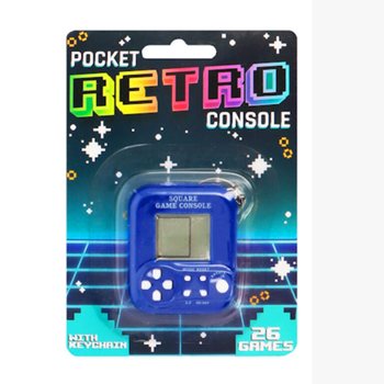 KAPESN&Iacute; RETRO HERN&Iacute; KONZOLE S KL&Iacute;ČENKOU - 26 HER (6 ks)