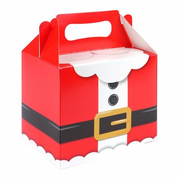 Menu box - Vánoce Santa Claus - 14 x 9,5 x 18 cm (12 ks)