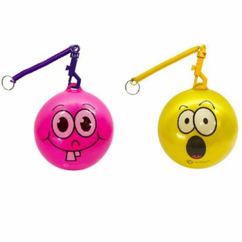 SMILEY M&Iacute;Č S PROV&Aacute;ZKEM / BUNGEE M&Iacute;Č &Oslash;23 cm (10 ks)