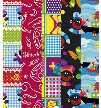 Role Balic&iacute;ho Pap&iacute;ru Svat&yacute; Mikul&aacute;&scaron; Sinterklaas 250 x 50 cm (5 ks)