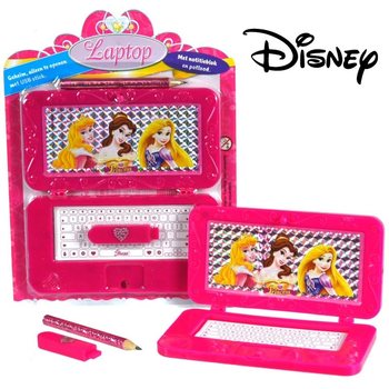 DISNEY Tajný Laptop Zápisník - Sada (12 ks)