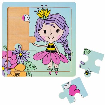 Dřevěn&eacute; Puzzle pro D&iacute;vky Displej (24 ks)