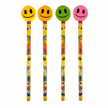Veselá Tužka Smiley s Gumou (24 ks)