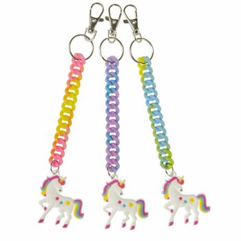 UNICORN / JEDNOROŽEC SPIRÁLOVÉ KLÍČENKY (24 ks)