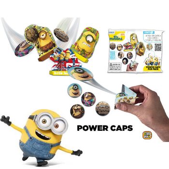 VYSTŘELOVAČE DISKŮ MINIONS POWER CAPS FUN PACK (100 ks)