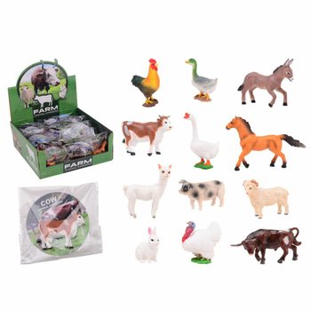 ANIMAL WORLD - Hospod&aacute;řsk&aacute; zv&iacute;řata v displeji (36 ks)