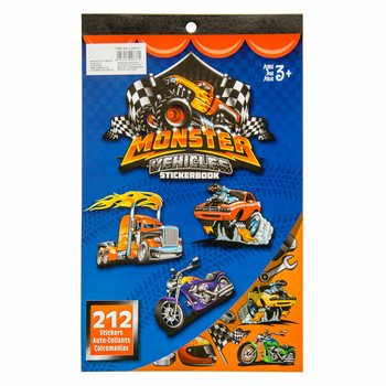 Kniha samolepek Monster Truck 212 dílů (12 ks)