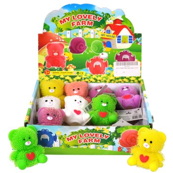 Svítící Puffer Medvídci v Display Boxu (12 ks)