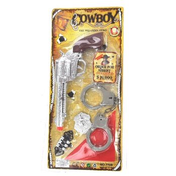 Kovbojsk&yacute; set na kartě - Model 7 (6 ks)
