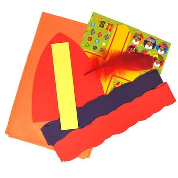 DIY sada na v&yacute;robu čepice pomocn&iacute;ka a mitry sv. Mikul&aacute;&scaron;e (12 ks)
