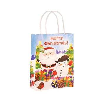 Dárkové Tašky MERRY CHRISTMAS 14x21x7 cm (24 ks)