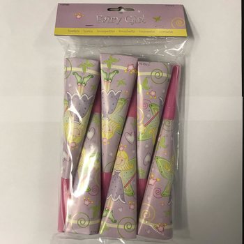6 kusů Foukačky FAIRY GIRL (12 ks)