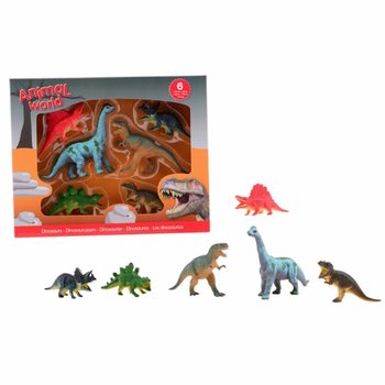 ANIMAL WORLD - Hern&iacute; set Dinosauři (6 figurek)