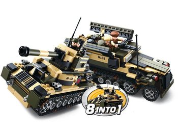 Sluban Vojensk&yacute; tank nebo APC 8v1 M38-B0587 (1 Display / 8 ks)