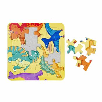 Mix Dinosauř&iacute; puzzle - 14x14 cm (50 ks)