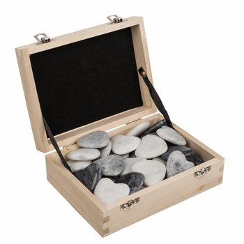 PŘ&Iacute;RODN&Iacute; K&Aacute;MEN VE TVARU SRDCE - WORRY STONES (36 ks)