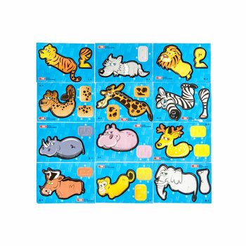 3D Pěnov&eacute; Puzzle Divok&aacute; Zv&iacute;řata (48 ks)