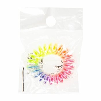 DUHOV&Eacute; GUMIČKY DO VLASŮ RAINBOW (48 ks)