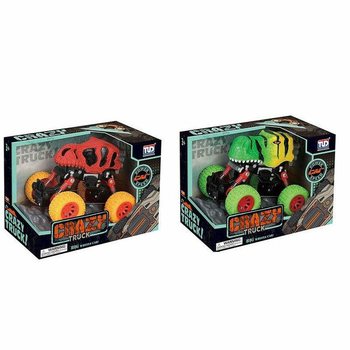 Velk&eacute; natahovac&iacute; dinosauř&iacute; monster trucky - D&aacute;rkov&yacute; box (2 ks)