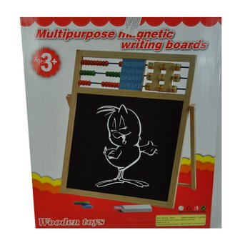 Velká Multifunkční Dřevěná Magnetická Tabule (1 ks)