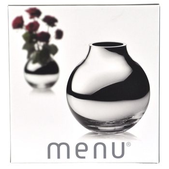 MENU Kulat&aacute; V&aacute;za Stř&iacute;brn&aacute; | Luxusn&iacute; V&aacute;za Koule B2B