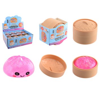 RAGE - Squishy SUGAR EDITION Bun Dumplings MAL&Yacute; (5.3 x 5.3 x 4.1 cm) Viral 2026 Fidget Toy (24 ks)