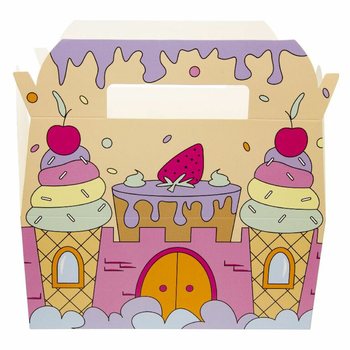 Dětsk&yacute; J&iacute;deln&iacute; Box Ledov&yacute; Z&aacute;mek - 22,5 x 12 x 9,5 cm (24 ks)