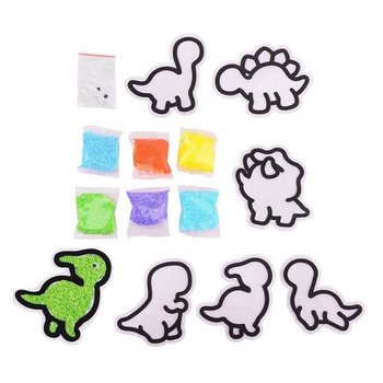 Dino Samolepky - Sada Foam Putty - Vyrob si Vlastn&iacute; Dino Samolepky (24 ks)