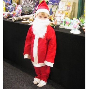 Vánoční Kostým Mikuláš / Santa pro Děti | 4-dílný