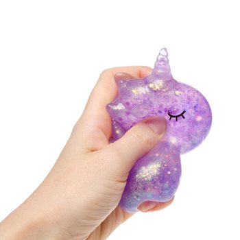 Mačkac&iacute; Jednorožec Squeeze / Squishy v Displayi (12 ks)