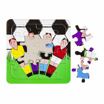 MIX FOTBALOV&Eacute; PUZZLE - 14 x 14 cm (50 kusů)