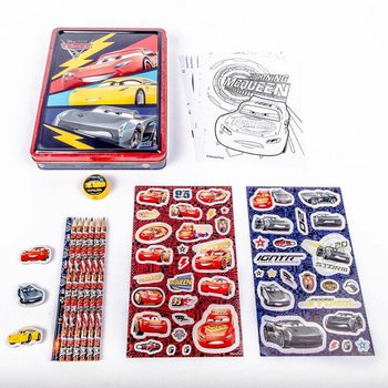 Kreativn&iacute; Set DISNEY CARS 3D v Plechov&eacute; Krabičce (12 ks)
